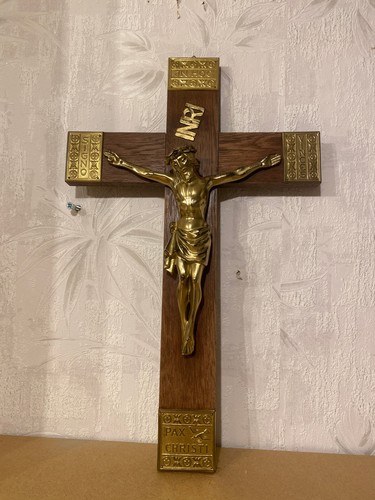 Wandkreuz kruzifix holz - wandkreuz,
