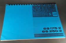 Ersatzteil-Liste für MZ-ES