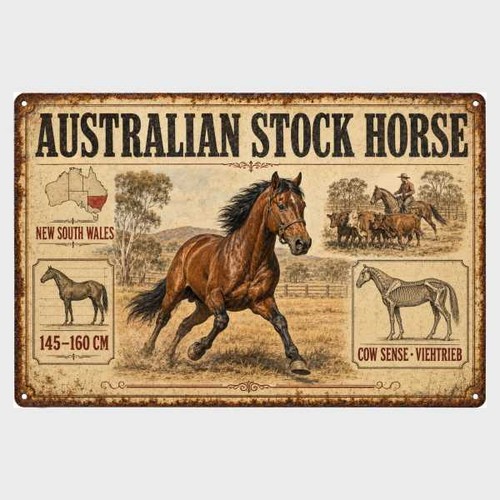 Blechschild australian stock - australian,