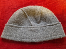 Weiche Wollmütze/Beanie v. ROECKL aus hellgrauer Wolle - Einheitsgröße 