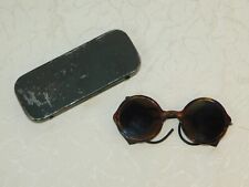 Luftwaffe Sonnenbrille im Etui - wohl Carl Zeiss Jena! 2 WK Deutsch