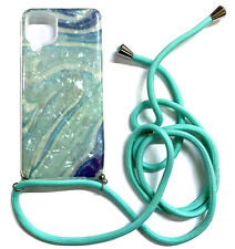 Marmor Handy Hülle Umhängen Band Kordel Kette iPhone Samsung TPU Case Marble 