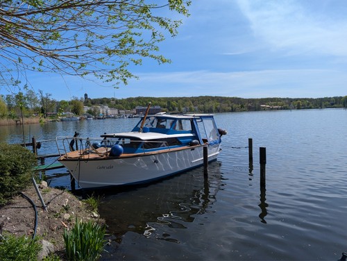 Großes holz kajütboot - holz,