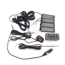 Justech 12LED Warnlicht Frontblitzer Stroboskoplicht Warnleuchte