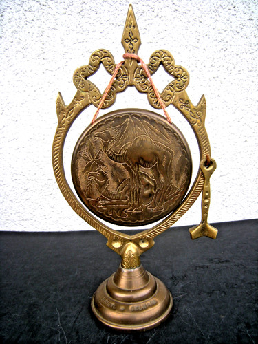 Schöne antiker dinner gong - antiker,