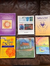 waldorf book lot, 6 books, art