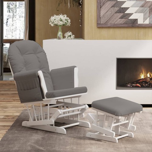 Schaukelsessel mit hocker - mit,