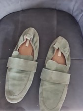 H&M Sabot Mint Leder Damen 41