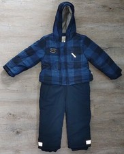 Baby Kind Kleidung gefütterter Schneeanzug von KANZ blauschwarz Schneekleidung