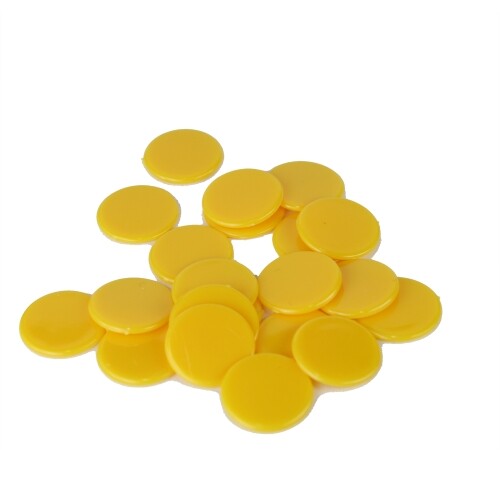 Spielchips gelb - spielchips, mm
