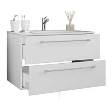 2-tlg. Waschplatz Waschtisch Badinos 2 Schublade