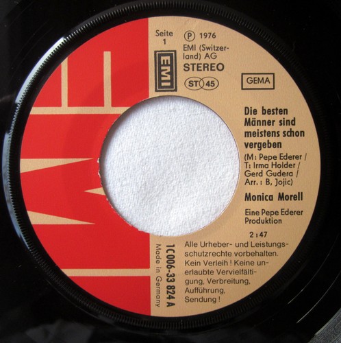 Vinyl monica morell die - -,