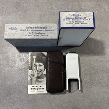 Minox Blitzgerät Modell B für Blitzwürfel AG-1 Blitzlampen mit Etui und OVP