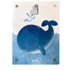 Fredis Kinderdusche Wal Duschkopf Duscharmatur Kinder Duschsystem Wandbrause