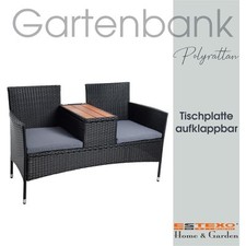 Polyrattan Gartenbank Rattan