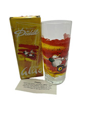 Diddl Diddlmaus Glas Wasserglas Trinkglas mit OVP Sammler