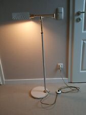 Leselampe Gestell Messing, Lampenschirm und Fuß aus Keramik, mit Gebrauchsspuren