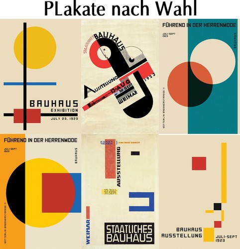 Verschiedene poster bauhaus - poster,
