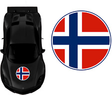 Norwegen Aufkleber Flagge