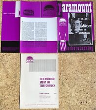 Fernandel DER MÖRDER STEHT IM TELEFONBUCH Werberatschlag