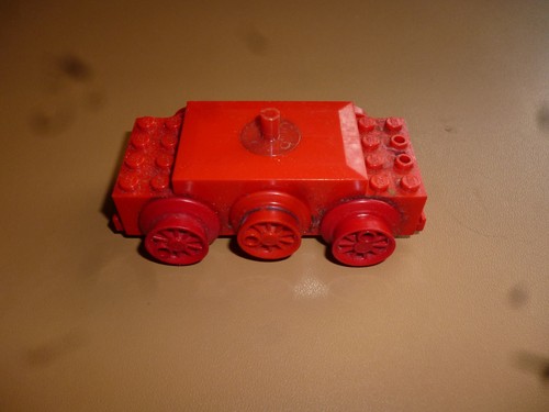 Lego roter eisenbahn motor 12v - lego,