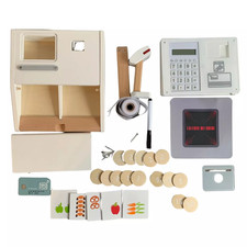 Zubehör für Kaufladen, small foot Kasse "fresh", Holz, Spielzeug