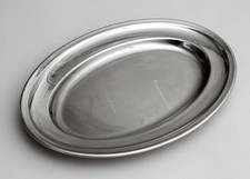 Vintage WMF Cromargan Platte oval, ca. 37 × 25,5 cm # 3701