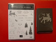 Stampin up! Stempelset "Weihnachten im Wald" mit passender Handstanze