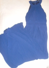 TFNC London wunderschönes Abend- Maxi-Kleid, Plissee  Blau, Größe XS,  8
