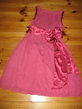 Esprit Collection Chiffon-Kleid Gr.36 NEU alt-rosa Cocktailkleid Schleife Satin