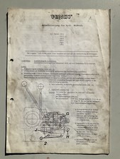 Anbauanleitung Fendt Farmer 102/103/104/105/106/108, Mähwerk, Kopie, 1978