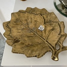 Schale - Teller - Messing - Länge 21 cm - GILDE Handwerk