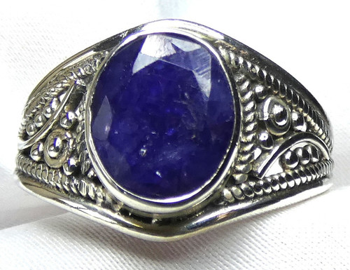 Ring saphir 925 - ring, silber