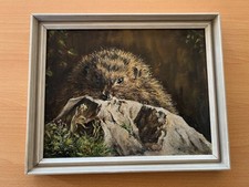 Original alte Bild Ölgemälde