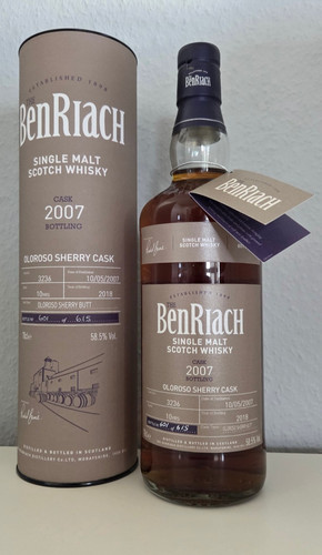 Benriach single cask jahre - benriach,