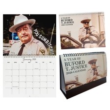 Sheriff Buford Inspired Wall Calendar 2026 - Smokeyy and the Badiit Theme