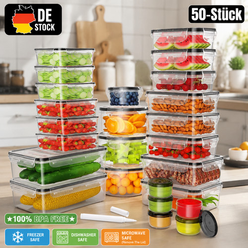 Vorratsdosen bpa frei 50er set - bpa-frei,