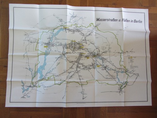 Großer plan wasserstraßen - plan:,