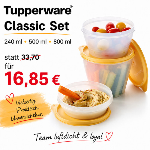 Tupperware classic set klein - tupperware,