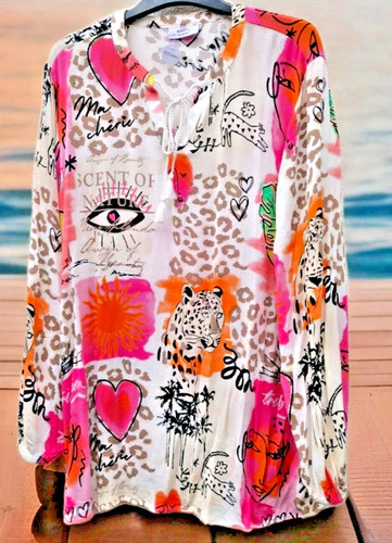 Sommer mode fashion leo bunt - ,