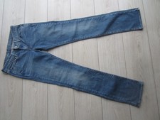 Levi's Demi Curve Straight Leg Jeans Damen W27  Reißverschluss Denim Blau