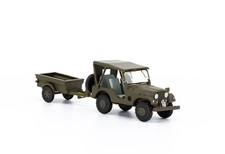 ACE Arwico 885102 - 1/87 Willys M38A1 Armee-Jeep mit Aebi Gelpw Anh 68 - Neu