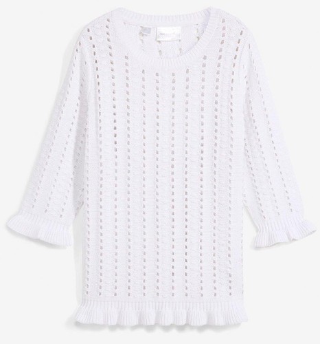 Ajour pullover mit - pullover,