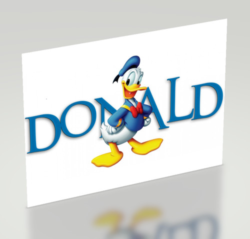 Aufkleber sticker comic donald - aufkleber,