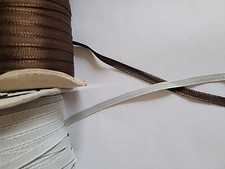 5 m altes Ripsband Stoßband Hut Besatz Trägerband 7mm Köperband Nahtband Tresse