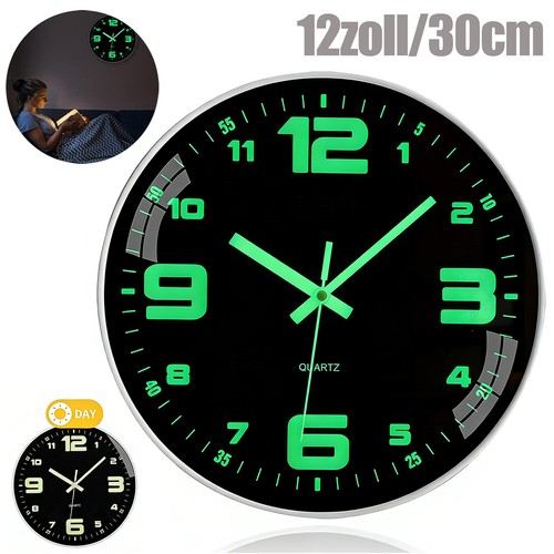 30cm leuchtend wanduhr - leuchtend,