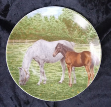 Wandteller Kaiser Porzellan Pferde