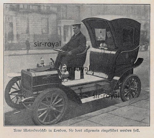 Motor droschke london - motor-droschke,