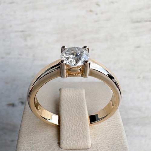 Goldring 14k 585 mit diamanten - mit,