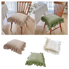 Stuhlkissen mit Rüschen